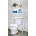 Home Basics 2-Shelf Over The Toilet Bathroom Space Saver