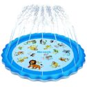 Homech Sprinkler for Kids, Splash Pad, Outdoor Inflatable Sprinkler Water Toys, Wading and Learning, 68