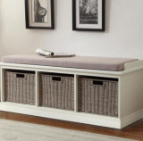 Amelia Rectangle 3-Cubby Bench – MAJOR PRICE DROP! + FREE SHIPPING!