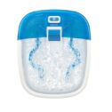 HoMedics Bubble Bliss Deluxe Heated Foot Spa Bubble Foot Massager, 3 Attachments, Splash Guard, Creates Bubbles, Helps Improves Circulation, Soothe...