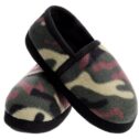 HOMEHOT Camo Boys Slippers for Kids House Shoes Cozy Memory Foam Slippers Indoor Outdoor Boys Slippers Toddler Size 7-8 US
