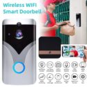 Homitt Wireless Remote Smart Doorbell Ring with 2.4GHz Video Camera Phone PIR Detection for Home Security, 2*Batteries DingDong Machine