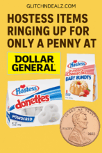 Hostess Items Ringing Up for Only a Penny at Dollar General