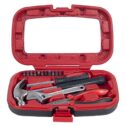 Household Hand Tools, Tool Set - 15 Piece by Stalwart, Set Includes - Hammer, Wrench, Screwdriver, Pliers (Tool Kit for...