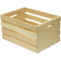 Houseworks Large Wood Storage Crate