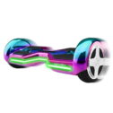 Hover-1 Iridescent Eclipse Electric Self-Balancing Used Hoverboard with 8” Tires, Dual 200W Motors, 7 mph Max Speed, and 7 Miles...