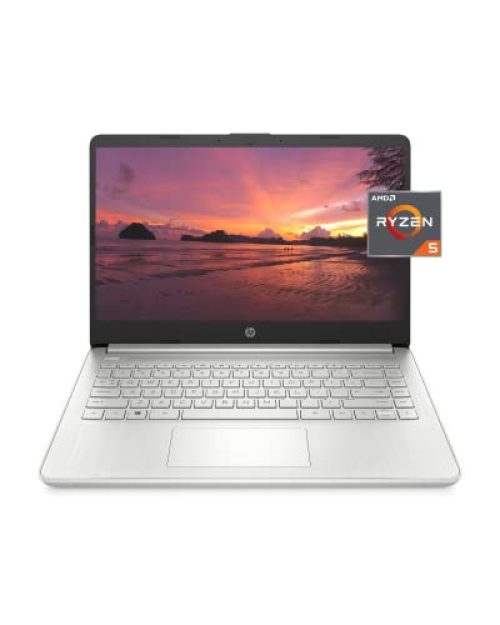 HP 14 Laptop, AMD Ryzen 5 5500U, 8 GB RAM, 256 GB SSD Storage, 14-inch Full HD Display, Windows 11...