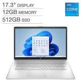 HP 17.3″ Laptop – 11th Intel Core i5 -1155G7 – 1080p – Windows 11 on Sale At Costco