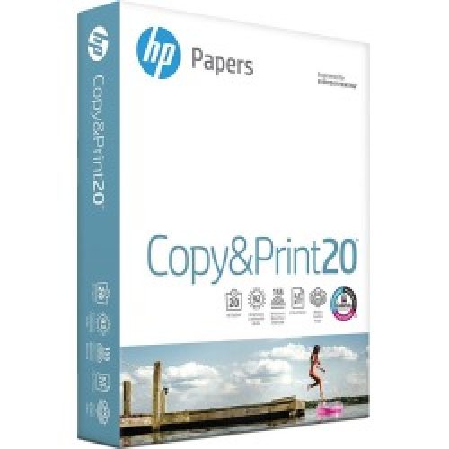 HP Printer Paper, Copy and Print20, 8.5 x 11, Letter, 20lb, 92 Bright, 400 Sheets / 1 Ream (200010R)