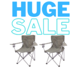 Ozark Trail Quad Folding Camp Chair 2 Pack HUGE PRICE DROP!