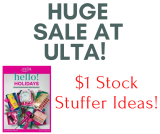 Ulta HOT Beauty Sale!!!  EPIC STOCKING STUFFER IDEAS!