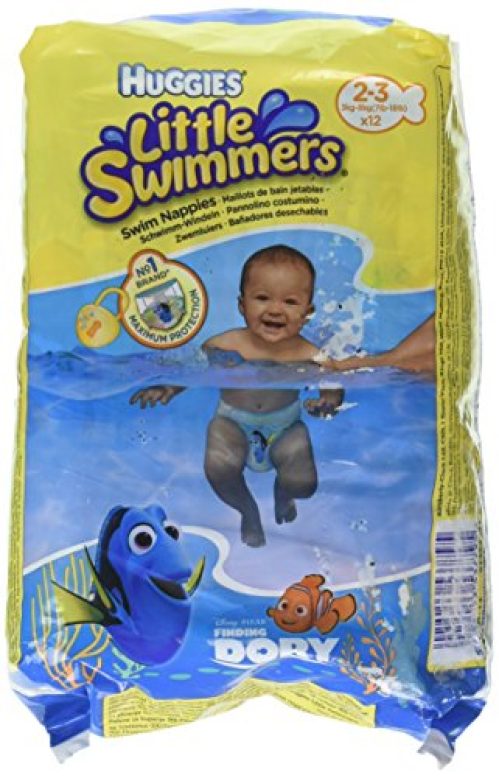Huggies Little Swimmers Disposable Swim Diapers, X-Small (7lb-18lb.), 12-Count