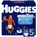 Huggies Overnites Nighttime Diapers, Size 5, 58 Ct, Giga Jr Pack