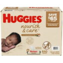 Huggies Nourish & Care Scented Baby Wipes (640 Count)