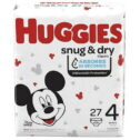 Huggies Snug & Dry Diapers Size 4 27 Ct | CVS (Pack of 32)