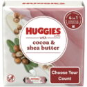 Huggies Wipes with Cocoa & Shea Butter, Scented, 3 Pack, 168 Total Ct