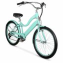 Hyper Bicycles E-Ride Electric Pedal Assist Woman's Cruiser Bike, 26
