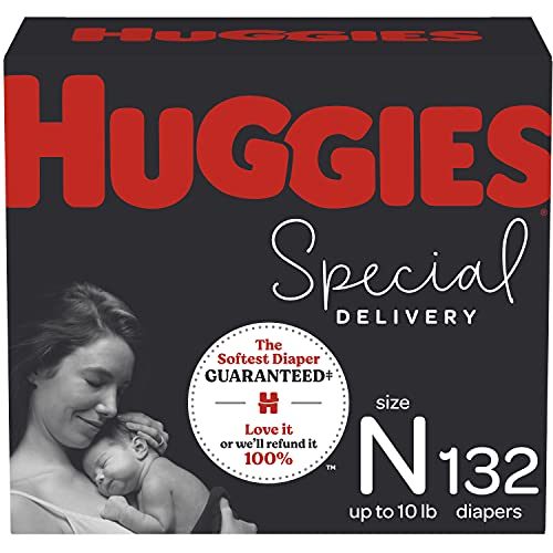 Hypoallergenic Baby Diapers Size Newborn, 132 Ct, Huggies Special Delivery