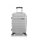 iFLY - Spectre Versus Clear Silver Hardside Lugagge 20 Inch Carry-on