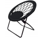 Impact Canopy Bungee Chair, Portable Folding Chair, Web, Black