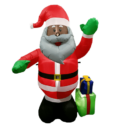 Inclusive Christmas Black Santa Inflatable - 6 ft. *New*