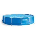 Intex 28210EH 12 ft x 30 in Easy-to-Set-up Round Above Ground Swimming Pool (Pump Not Included)