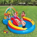 Intex Rainbow Ring Inflatable Play Center with Sprayer, 117