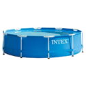 Intex 10 Ft x 30 In Above Ground Round Swimming Pool, (Pump Not Included)