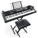 ION LQSR Harmony 61 MKII 61-Key Portable Keyboard with Microphone and Built-In Speakers