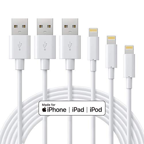 iPhone Charging Cable - MFi Certified Lightning Cable - Novtech 3Pack 3FT 6FT 9FT USB Charging Cable for iPhone 13...