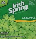 Irish Spring, Fresh & Clean Original Bar Soaps 4 Oz x 20 Bars