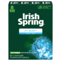 Irish Spring Icy Blast Deodorant Bar Soap for Men, 3.7 oz, 8 Pack