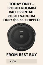 Today Only – iRobot Roomba Vac Essential Robot Vacuum Only $99.99 Shipped from Best Buy