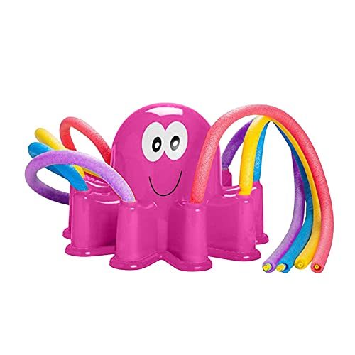 Jesaisque Outdoor Water Spray Sprinkler ForToddlers - Backyard Spinning Octopuss Water Toy, Cool and Swinging Splashing Fun in Summer, Outdoor...