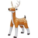 Jet Creations Inflatable Standing Deer Reindeer Inflatable Air Plush Stuffed Animal, great for toy gift party decorations, 74 inch H,...