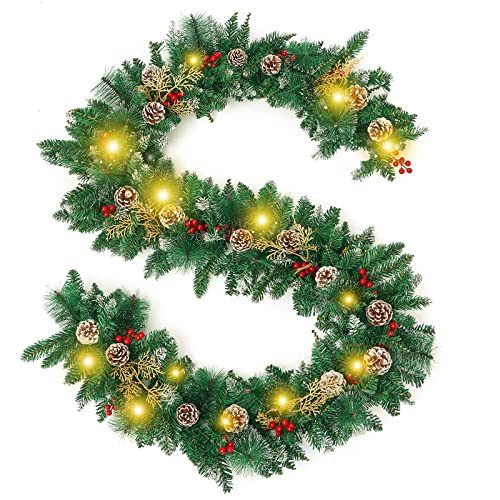 Amazon – Lighted Christmas Garland Clearance – Glitchndealz