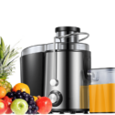 Juicer, Upgraded Juicer Machine for Fruits and Vegetables with 3'' Wide Mouth, Stainless Steel Compact 400W AICOOK Centrifugal Juicer Extractor...