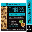 JUNKLESS Non-GMO Delicious Chewy Chocolate Chip Granola Bars, 1.1 oz, 8 Count