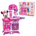 Just Play Disney Junior Minnie Mouse Flipping Fun Pretend Play Kitchen Set, Play Food, Realistic Sounds, Kids Toys for Ages...