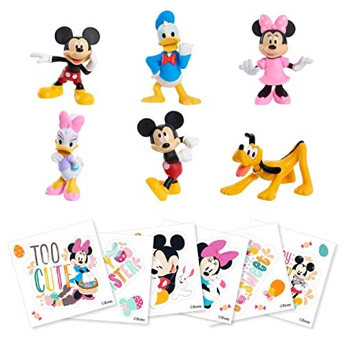 Just Play Disney Mickey Mouse Surprise Eggs, Figures in Easter Egg Capsule, Easter Basket Stuffers and Egg Hunts
