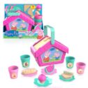 Just Play Peppa Pig Let's Have a Picnic Set, Travel Toy with Handle Includes 4 Settings and Play Food, 15-Pieces,...