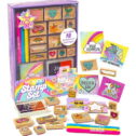 Just My Style Wooden Stamp, Art & Craft Kit for Boys & Girls, Kids & Teens (28 Pieces)