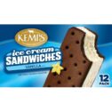 Kemps Vanilla Ice Cream Sandwiches, 12 ea