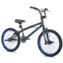 Kent Bicycle 20 in. Chaos Boy's Child Bicycle, Matte Black and Blue