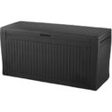 Keter Comfy 71-Gal Outdoor Deck Box, Espresso Brown