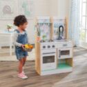 KidKraft Let's Cook Wooden Play Kitchen - Natural