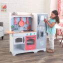 KidKraft Mosaic Magnetic Play Kitchen with EZ Kraft Assembly™ - Coral