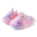 Kids Slippers Unicorn Cute House Slippers Memory Foam Girls Fuzzy Slides