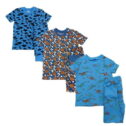 Kids Baby Toddler Boy Pajamas Set Clothes Sleepwear Snug Fit - 3 Pack Size 12M to 8Y