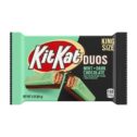 KIT KAT®, DUOS Mint and Dark Chocolate King Size Wafer Candy, 3 oz, Bar